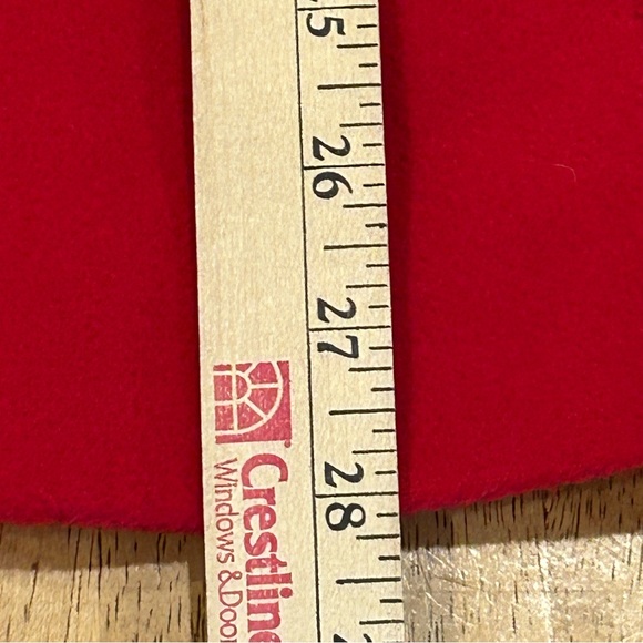 JM Collection Red Single Breasted Winter Pea Coat XLP - Picture 9 of 9